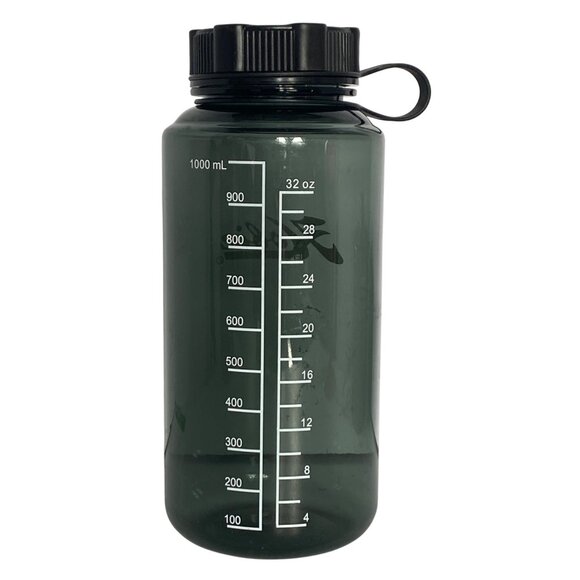 Hobie Sports Water Bottle 1000ml Dark Gray BPA-Free Wide Mouth Durable Hydration - Picture 3 of 8